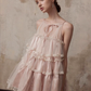 New Fashion Champagne A-line Tulle Short Party Dress Homecoming Dresses , DP5971