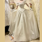 Romantic Off-Shoulder Vintage Lace Floral Embroidered Tulle Wedding Dress DP7268