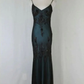 Elegant Teal Spaghetti Straps Beading Vintage Prom Dress, DP2281