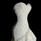 Elegant White Sweetheart Mermaid Vintage Long Wedding Dress Bridal Dress, DP5411