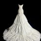 Elegant White Sweetheart Mermaid Vintage Long Wedding Dress Bridal Dress, DP5411