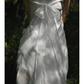 White Straps Vintage Bowknot Lovely Birthday Dress Long Prom Dress, DP3143