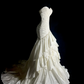 Elegant White Sweetheart Mermaid Vintage Long Wedding Dress Bridal Dress, DP5411