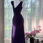 Gorgeous Purple Glittering Beaded Mermaid Prom Dress Evening Dress DP6361