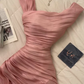Beautiful Pink Sleeveless Ruffles Simple Party Dress Cocktail Dress, DP4475