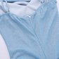 Vintage Glänzendes Hellblaues Spaghettiträger Meerjungfrau Langes Sommerkleid Ballkleid Abendkleid DP6398