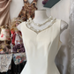 Vintage Simple Ivory Elegant A-Line Short Homecoming Dress Party Dress DP6206