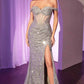 Elegant Sequin Off-the-Shoulder Mermaid Evening Gown Prom Dress DP8162