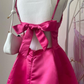 Hot Pink Square Neck Backless A-Line Chic Mini Homecoming Dress, DP2805