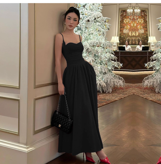Elegant Sweetheart Prom Dress A-Line Spaghetti Strap Evening Gown Party Dress Long Formal Dress DP6806