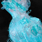 Gorgeous Sparkling Blue Beaded Sequin Mermaid Elegant Chiffon Tulle Evening Dress Prom Dresses DP6149