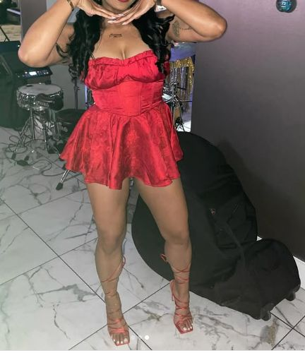 Charming Red Strapless A-Line Short Party Dress Birthday Outfits, DP3373