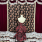 Gorgeous Burgundy Sweetheart Rose Applique Strapless Floor-length/Short Prom Dress Birthday Dress Evening Dress DP6422