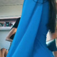 Royal Blue One Shoulder Sheath Short Party Dress, DP4145