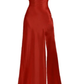 Pink Spaghetti Straps Sheath Satin Party Dress Wedding Guest Dress, DP3663