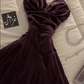 Dark Blue Straps A-Line Long Prom Evening Dress Cocktail Dress, DP3329