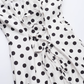 Süßes Punktmuster Herzförmiger Spaghettiträger Etuikleid Langes Sommerkleid Ballkleid Abendkleid DP6403
