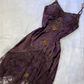 Vintage Spaghetti Straps Lace Beading Charming Evening Dress, DP2509