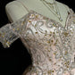 Vintage Pink Beaded Embroidery A-Line Homecoming Dress Spaghetti Strap Party Dress Short Chiffon Cocktail Dress, DP6558