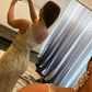 Gold One Shoulder Sequined Long Prom Party Dress,DP1050