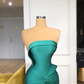 Glamorous Green Strapless Mermaid Long Prom Dress With Train,DP1115