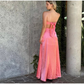 Pink A-Line Backless Cut Out Sweet Party Dress,DP1182