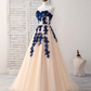 Sweetheart A-Line Tulle Appliques Formal Party Dress Bridesmaid Dress,DP1439