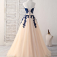 Sweetheart A-Line Tulle Appliques Formal Party Dress Bridesmaid Dress,DP1439