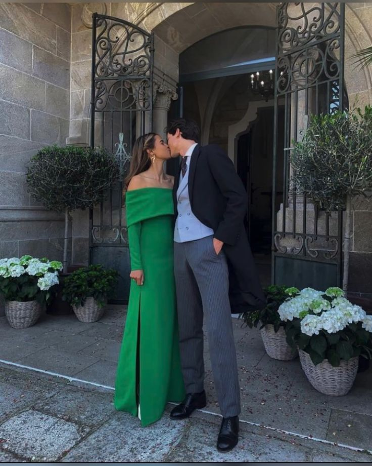 Green Off Shoulder Long Sleeves Long Prom Dress Wedding Guest Dress,DP1473