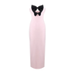 Elegant Pink Strapless Bow Mermaid Long Prom Dress Brithday Dress,DP1491