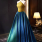 Elegant Halter Neck A-Line Retro Long Prom Dress Evening Party Dress,DP1654