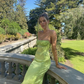 Green Spaghetti Straps Mermaid Long Prom Dress,DP1667