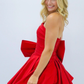 Hot Pink Strapless Short Party Dress Homecomig Dress Birthday Dress,DP1692