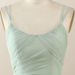 Sage Green Chiffon Pleated Long Party Dress Bridesmaid Dress,DP1814