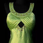 Elegant Green Vintage Beading Long Prom Dress Formal Party Dress,DP1838