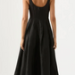 Charming Black Straps A-Line Formal Party Dress,DP1962