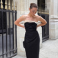 Sweet Black Strapless Vintage Party Dress,DP1995