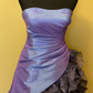 Vintage Sweatheart Strapless Elegant Purple Short Party Dress, DP2113