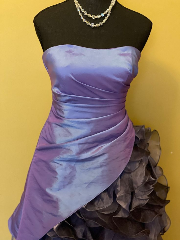 Vintage Sweatheart Strapless Elegant Purple Short Party Dress, DP2113