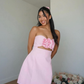 Pink Sweetheart Strapless Sweet Homecoming Dress, DP2177