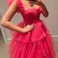 Unique Layered Tulle Prom Dresses Ball Gowns Long Evening Dress ,DP0287