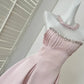 Vintage Pink Beaded Homecoming Dress A-Line Satin Party Dress Short Cocktail Dress, DP6553