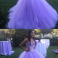 Sparkly Sweetheart Lavender Tulle Ball Gown Quinceanera Dresses Prom Dresses,DP312