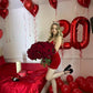 Charming Red Straps Velvet Short Birthday Dress Homecoming Dress, DP4092