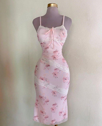 Light Pink Spaghetti Straps Sheath Party Dress, DP4103