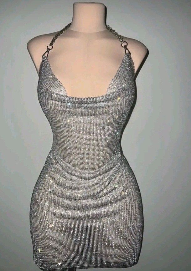 Sexy Grey Halter Sheath Short Party Dress Homecoming Dress, DP4108