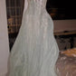 Tiffany Blue Sweetheart A-Line Shiny Long Formal Evening Gown, DP4128