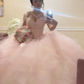 Light Pink Sweetheart A-Line Tulle Ball Gown Quinceanera Dress, DP4193