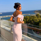 Elegant Pink Off Shoulder Mermaid Long Party Dress, DP4276