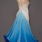 Spaghetti Straps A-Line Chiffon Ombre Vintage Party Dress, DP4291